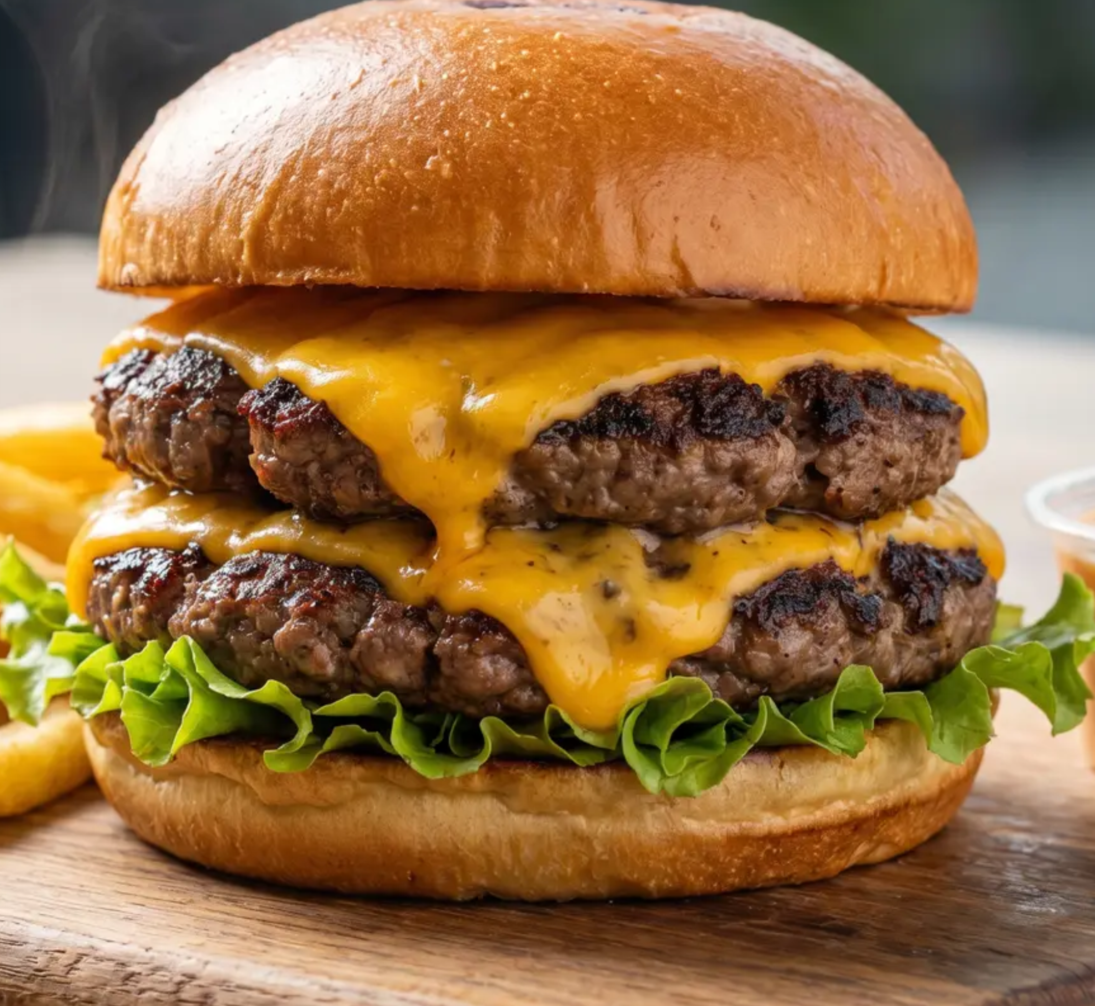 Tarkiz Beef Double Patty Burger